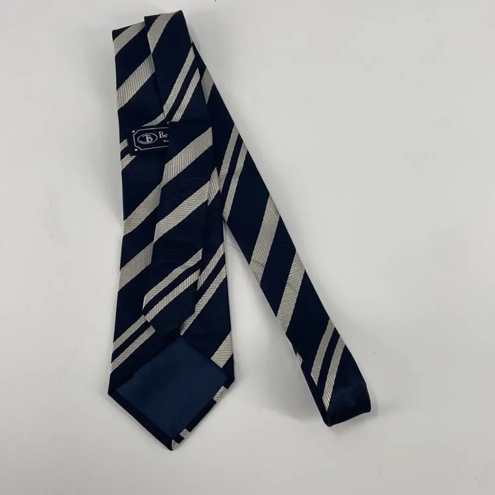 Bevilacqua silk striped tie